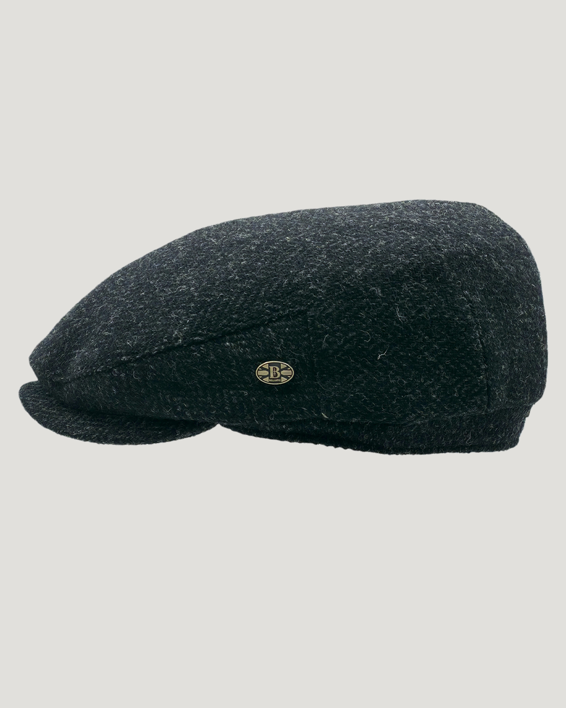 Bullantic - Premium Gladwin Bond Harris Herringbone Wool Flat Cap