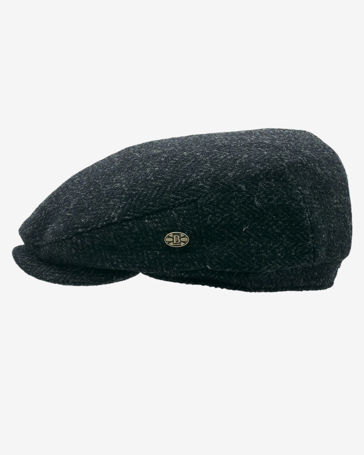 Bullantic - Premium Gladwin Bond Harris Herringbone Wool Flat Cap