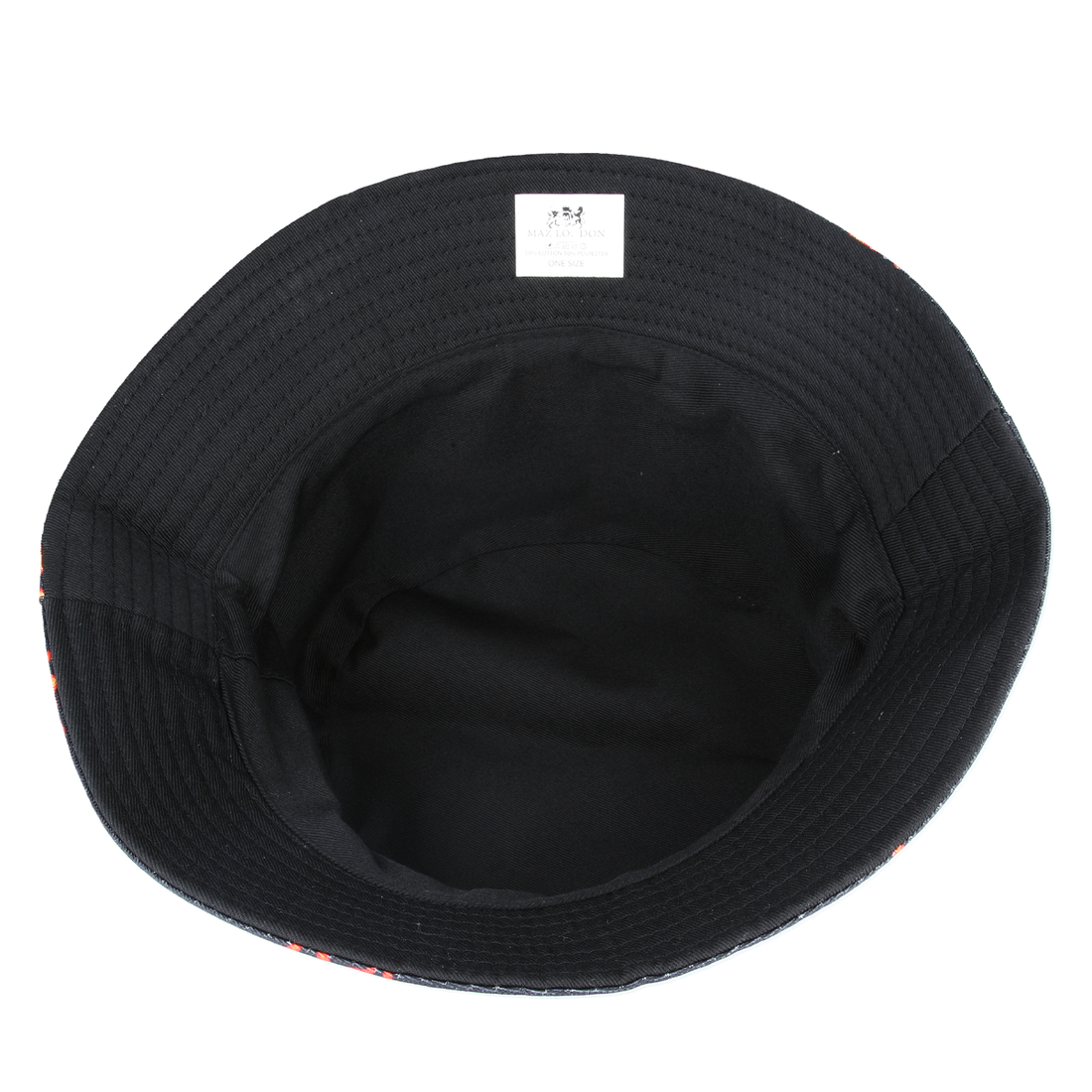 Maz Reversible Cow Print Pattern Fisherman Bucket Hat