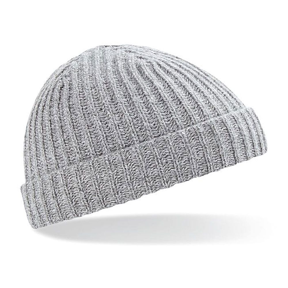 Beechfield Short Ribbed Knit Trawler Beanie