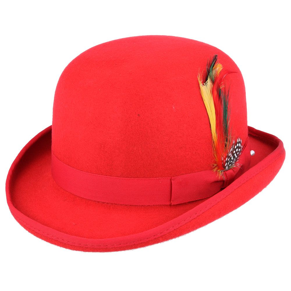 Maz Hard Felt Bowler Hat