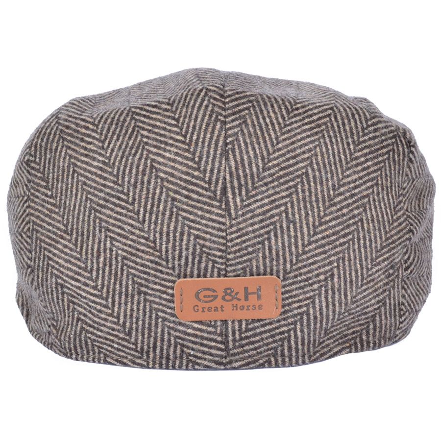 G&H Herringbone Flat Cap