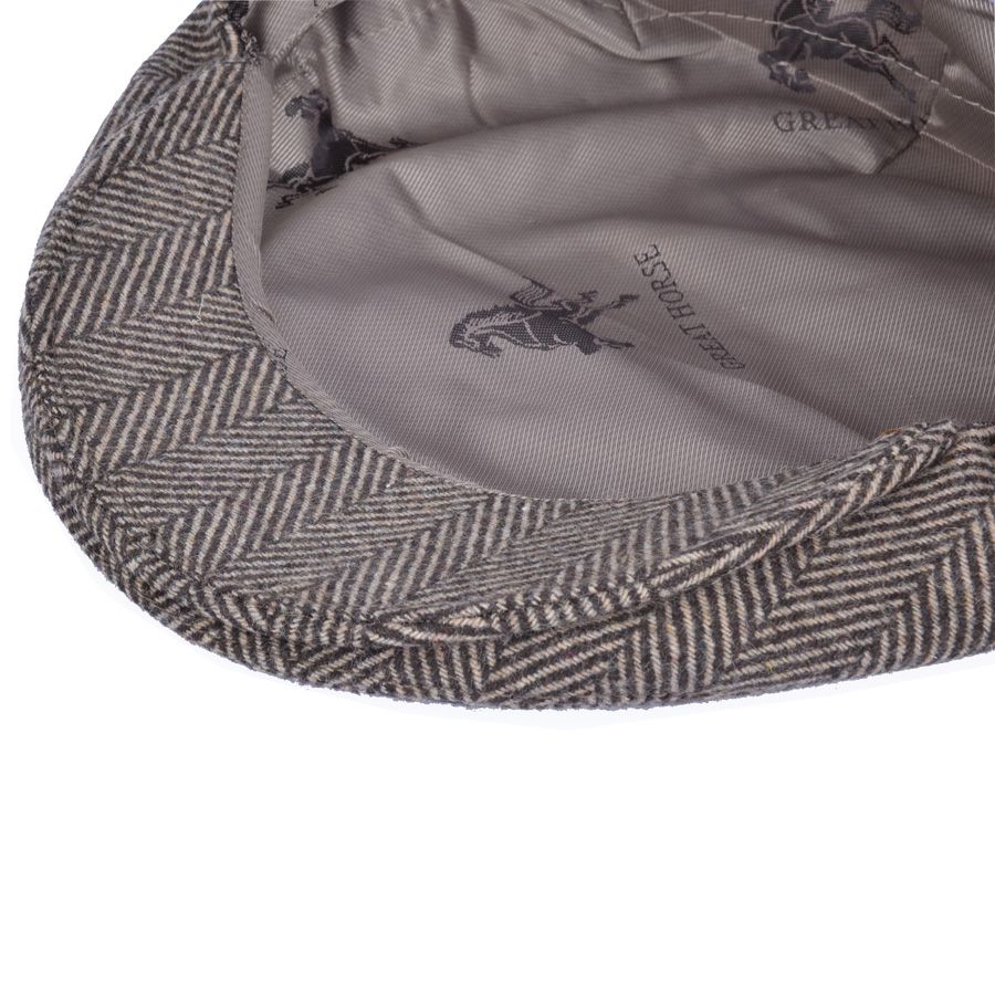 G&H Herringbone Flat Cap