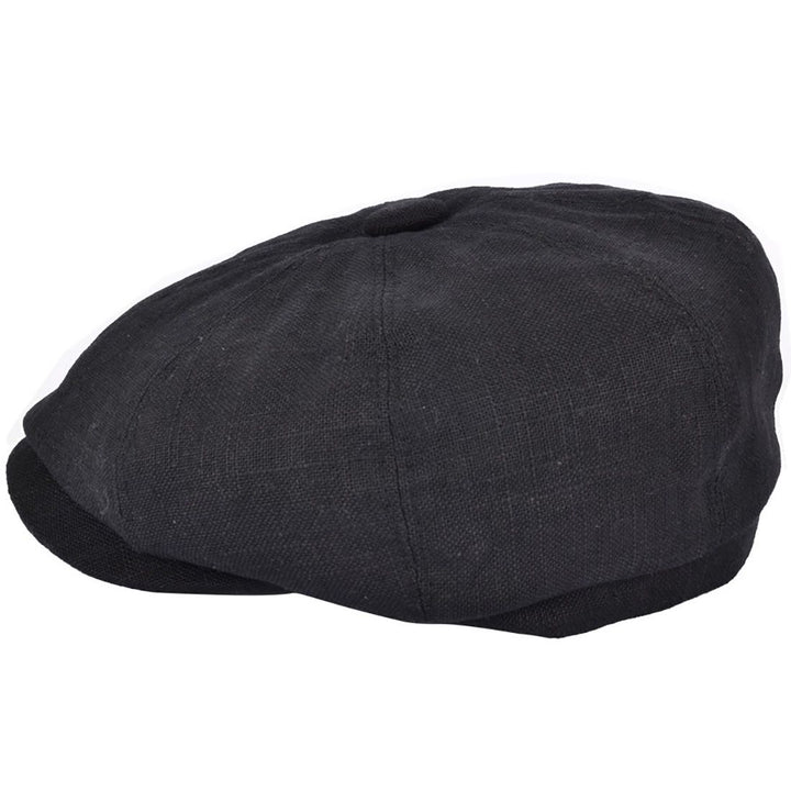 G&H Linen 8 Panel Newsboy Cap