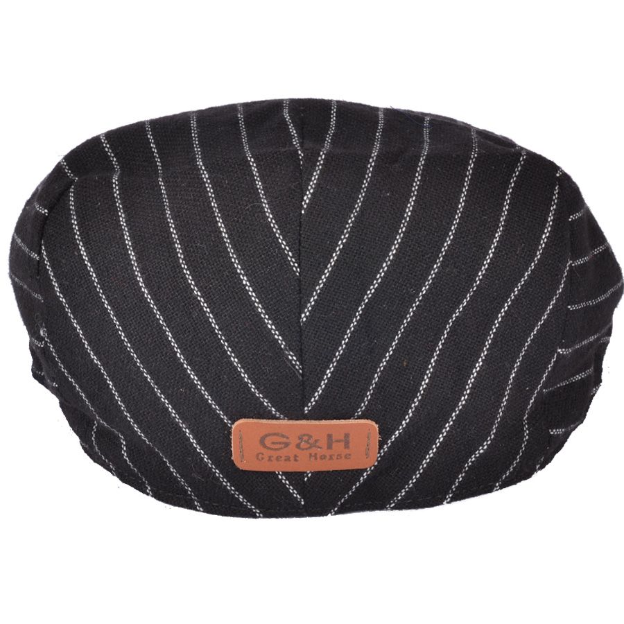 G&H Pinstripe Flat Cap