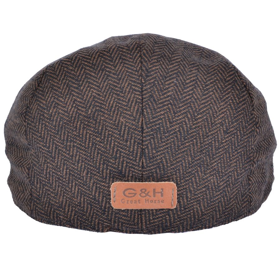 G&H Herringbone Flat Cap