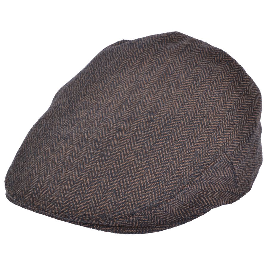 G&H Herringbone Flat Cap
