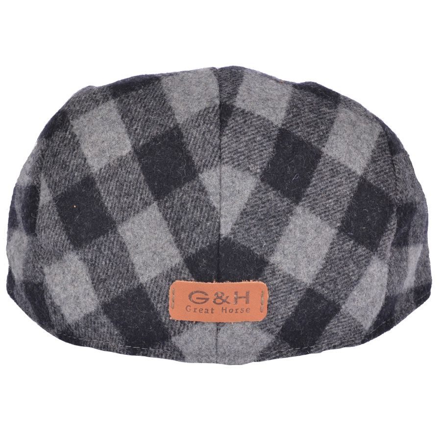 G&H Check Tweed Flat Cap