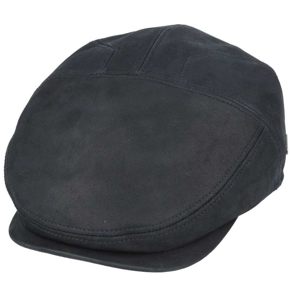 Bullantic  Premium Sheep Skin Leather Gladwin Bond Hatters London Flat Cap