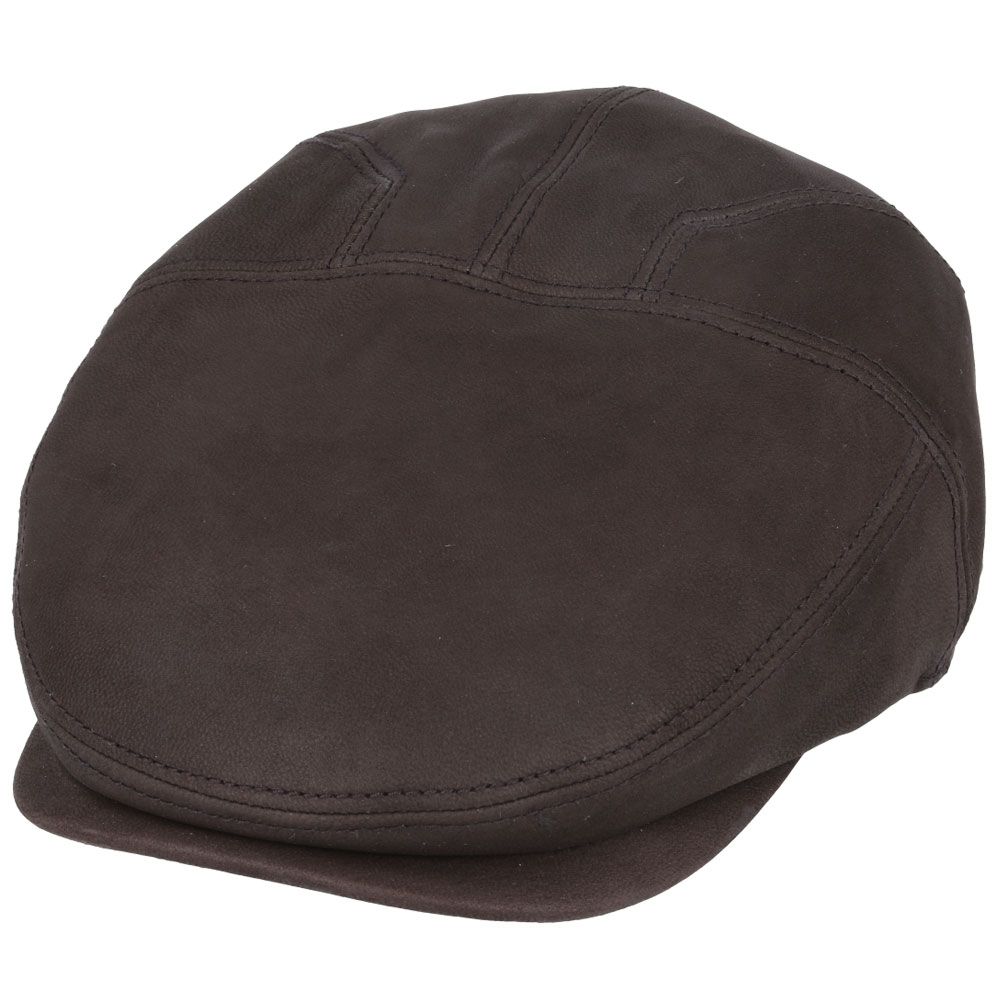Bullantic  Premium Sheep Skin Leather Gladwin Bond Hatters London Flat Cap