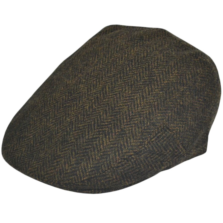 G&H Wool Herringbone Flat Cap