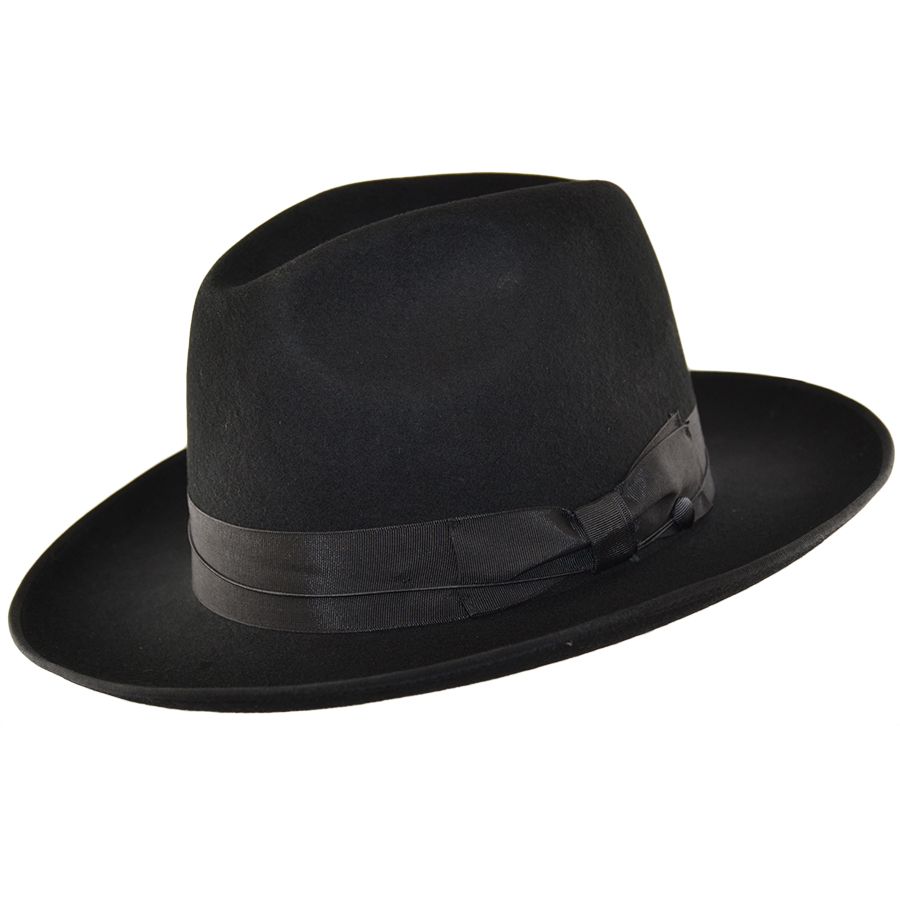 Wool Felt Rabbi Hat