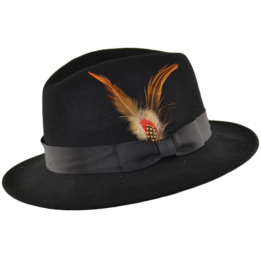 Wool Felt Rabbi Hat