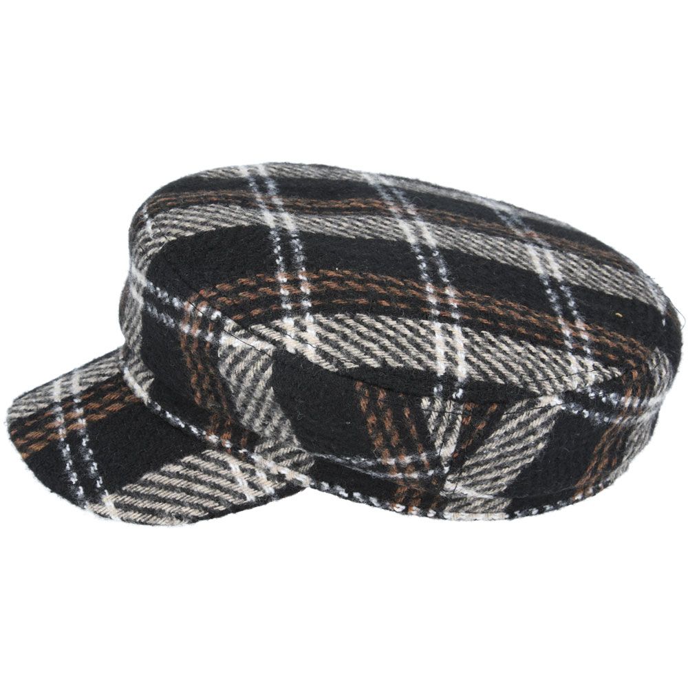 Maz Check Fiddler Fisherman Cap