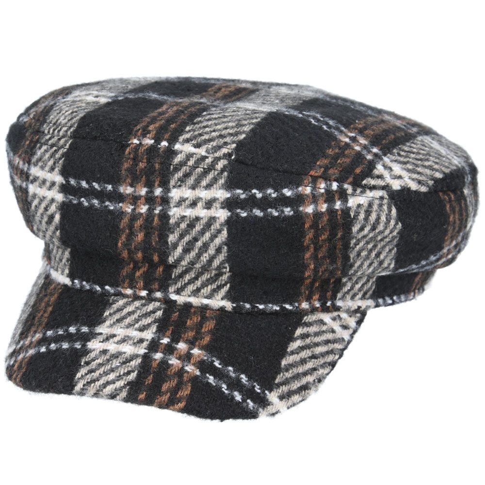 Maz Check Fiddler Fisherman Cap