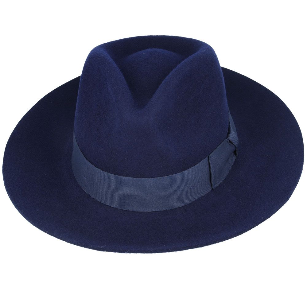 Bullantic - Premium GladwinBond Grace Snap-Brim Wool Fedora Hat