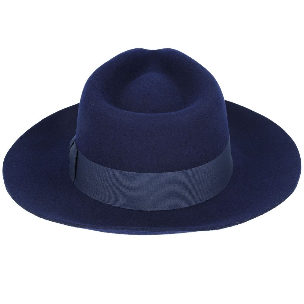 Bullantic Premium Gladwin Bond Grace Snap-Brim Wool Fedora Hat