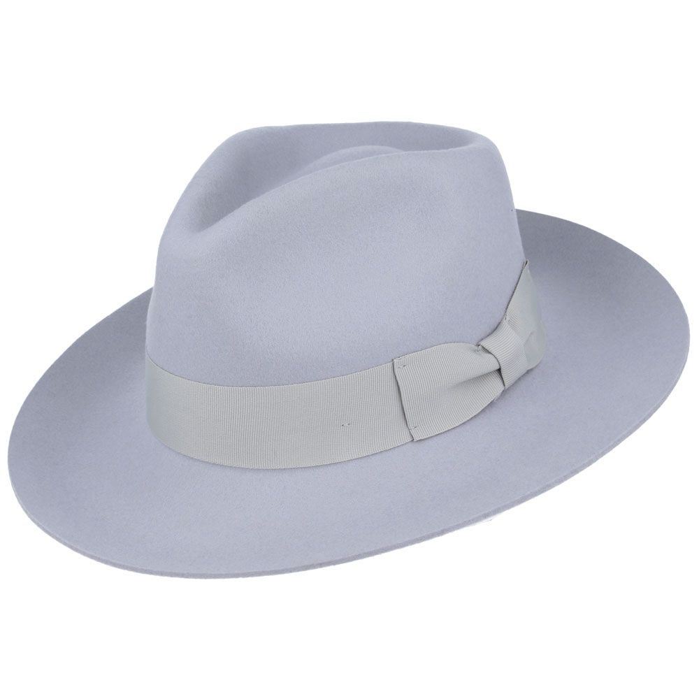 Bullantic - Premium GladwinBond Grace Snap-Brim Wool Fedora Hat