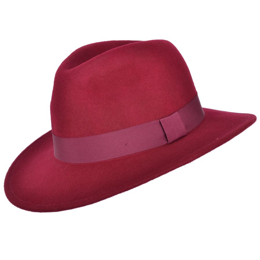 Maz Wool Felt Fedora Hat