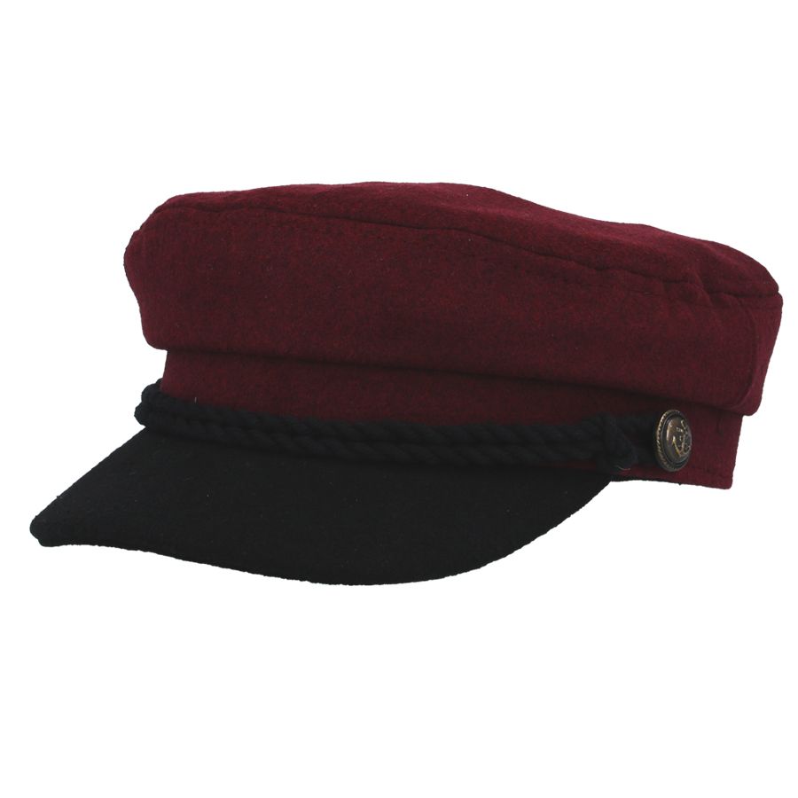 Maz Wool Breton, Sailor, Captain Hat