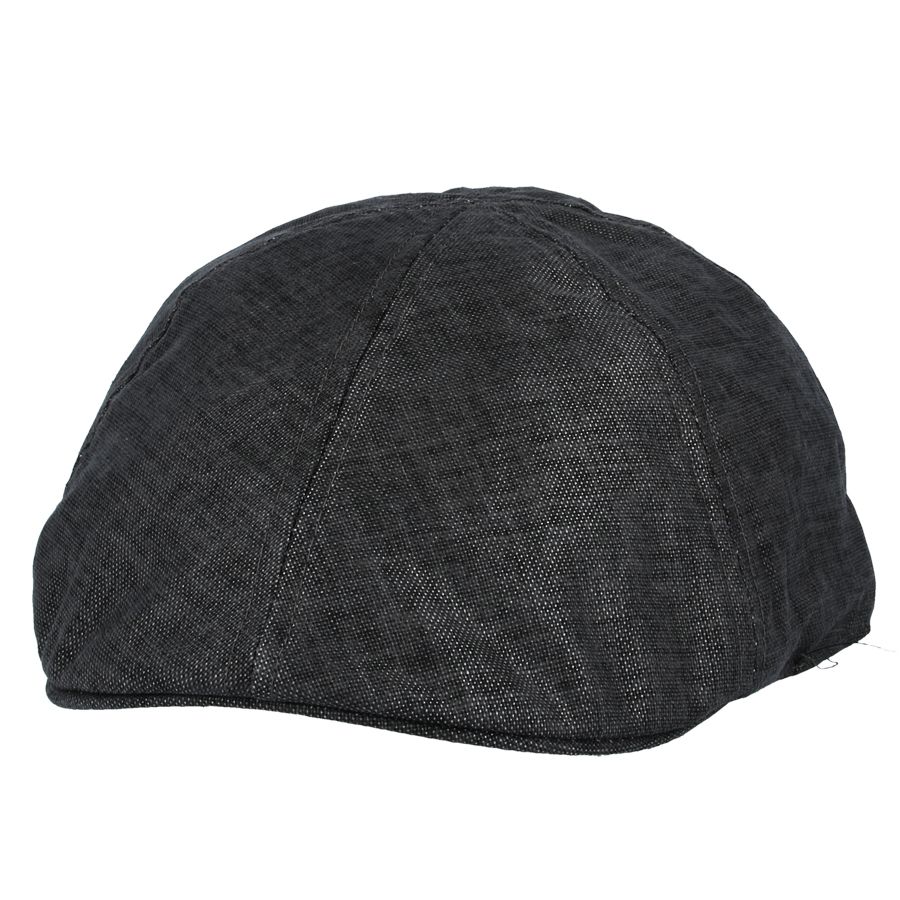 Maz Linen Six Panel Flat Cap