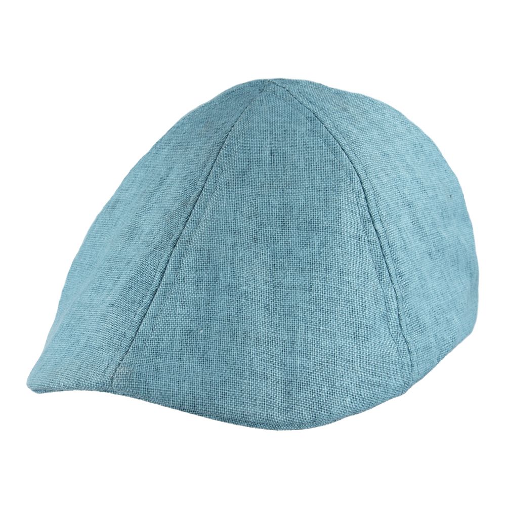 Maz Duckbill Linen Six Panel Flat Cap