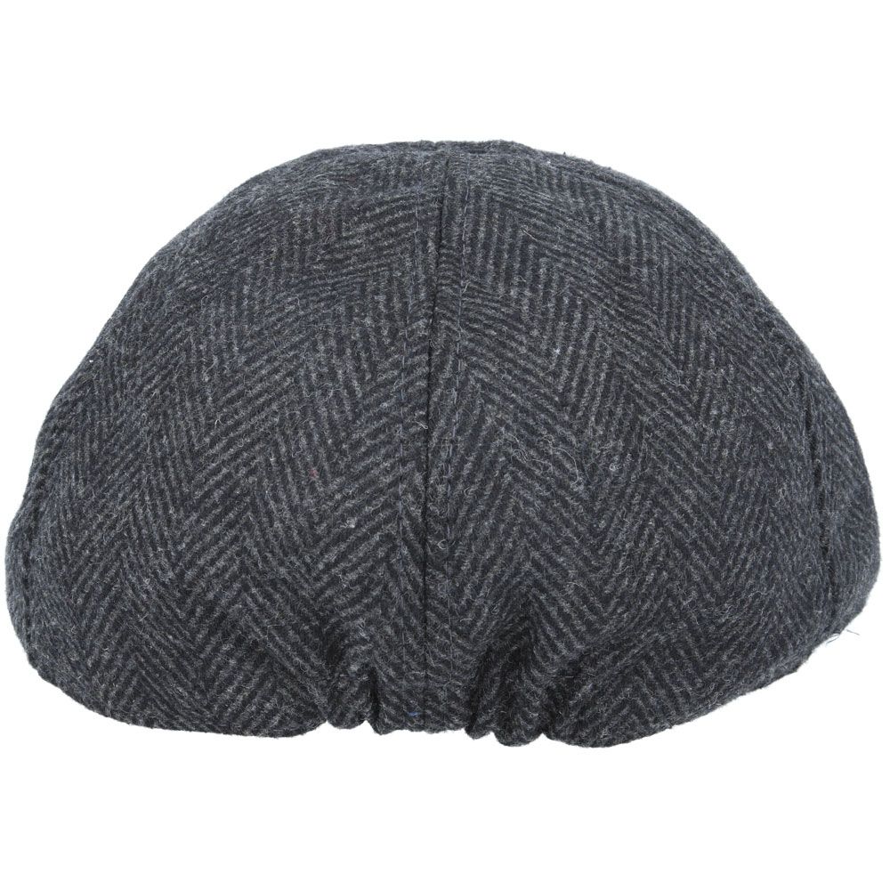 Maz Six Panel Herringbone Flat Cap
