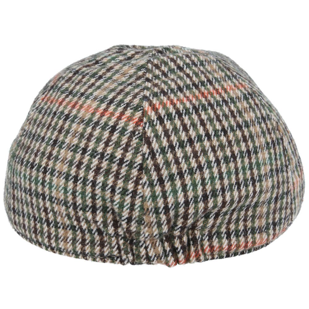 Maz Six Panel Tweed Flat Cap