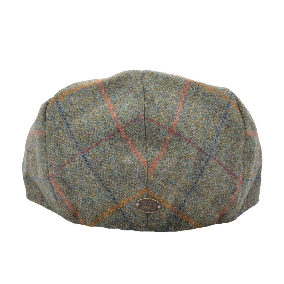 G&H Window Check Herringbone flat Cap
