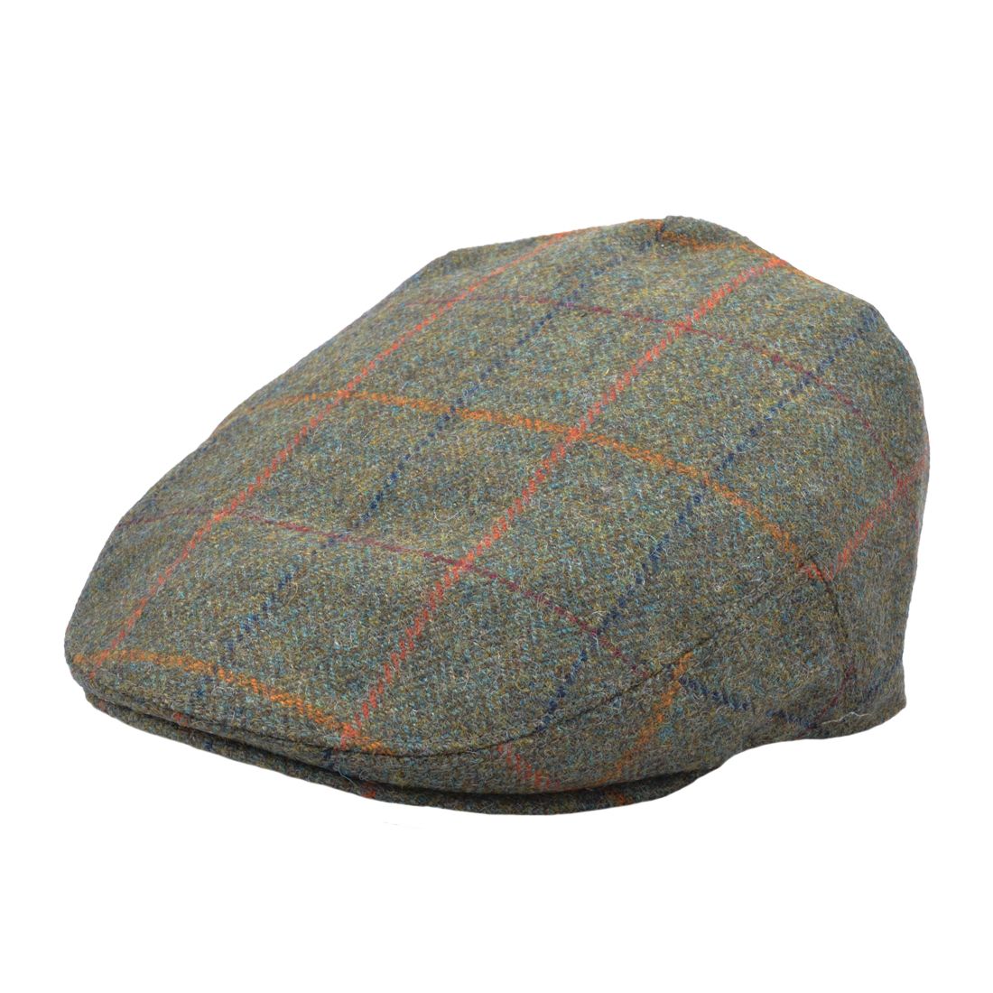 G&H Window Check Herringbone flat Cap