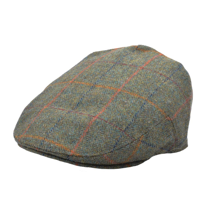 G&H Window Check Herringbone flat Cap
