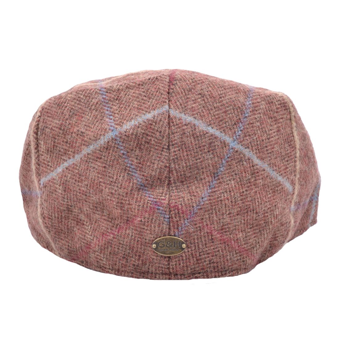 G&H Window Check Herringbone flat Cap