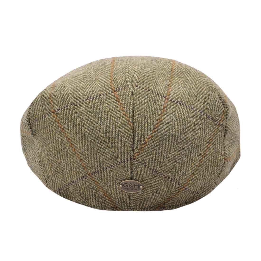 G&H Check Tweed Flat Cap
