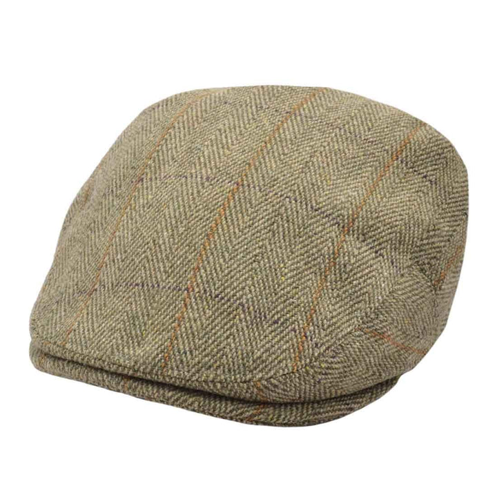 G&H Check Tweed Flat Cap