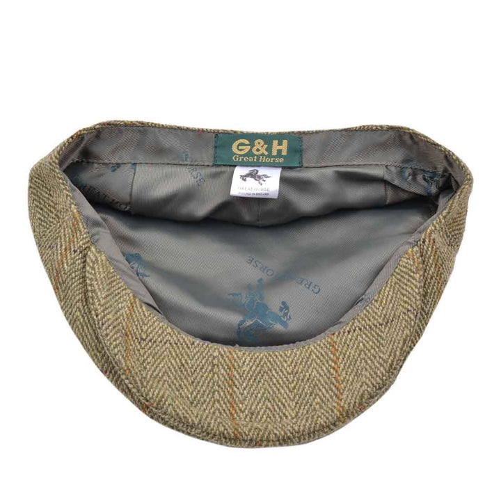 G&H Check Tweed Flat Cap