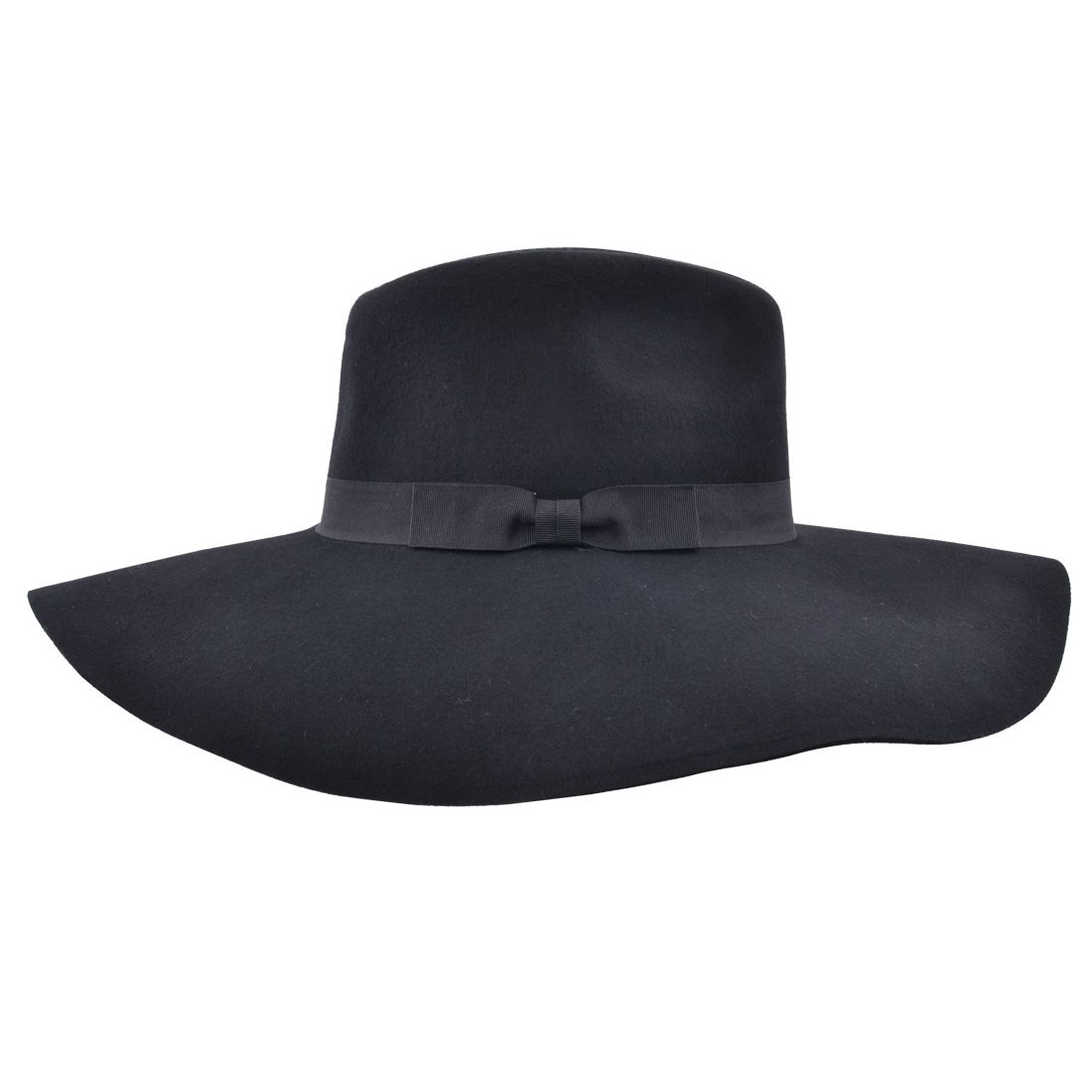 Wide Brim Wool Floppy Hat
