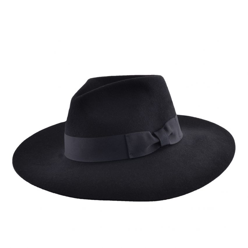 Bullantic Premium - Gladwin Bond Daisy Wide Stiff & Snap Brim Fedora Hat
