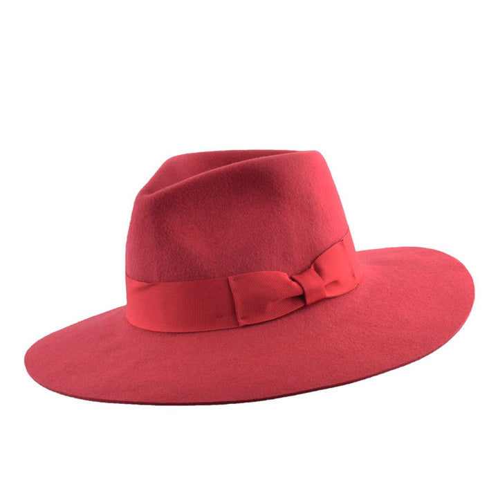 Bullantic Premium Gladwin Bond Daisy Wide Stiff & Snap Brim Fedora Hat
