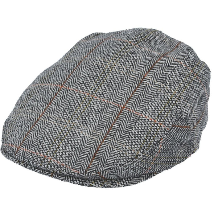 G&H Check Herringbone Flat Cap
