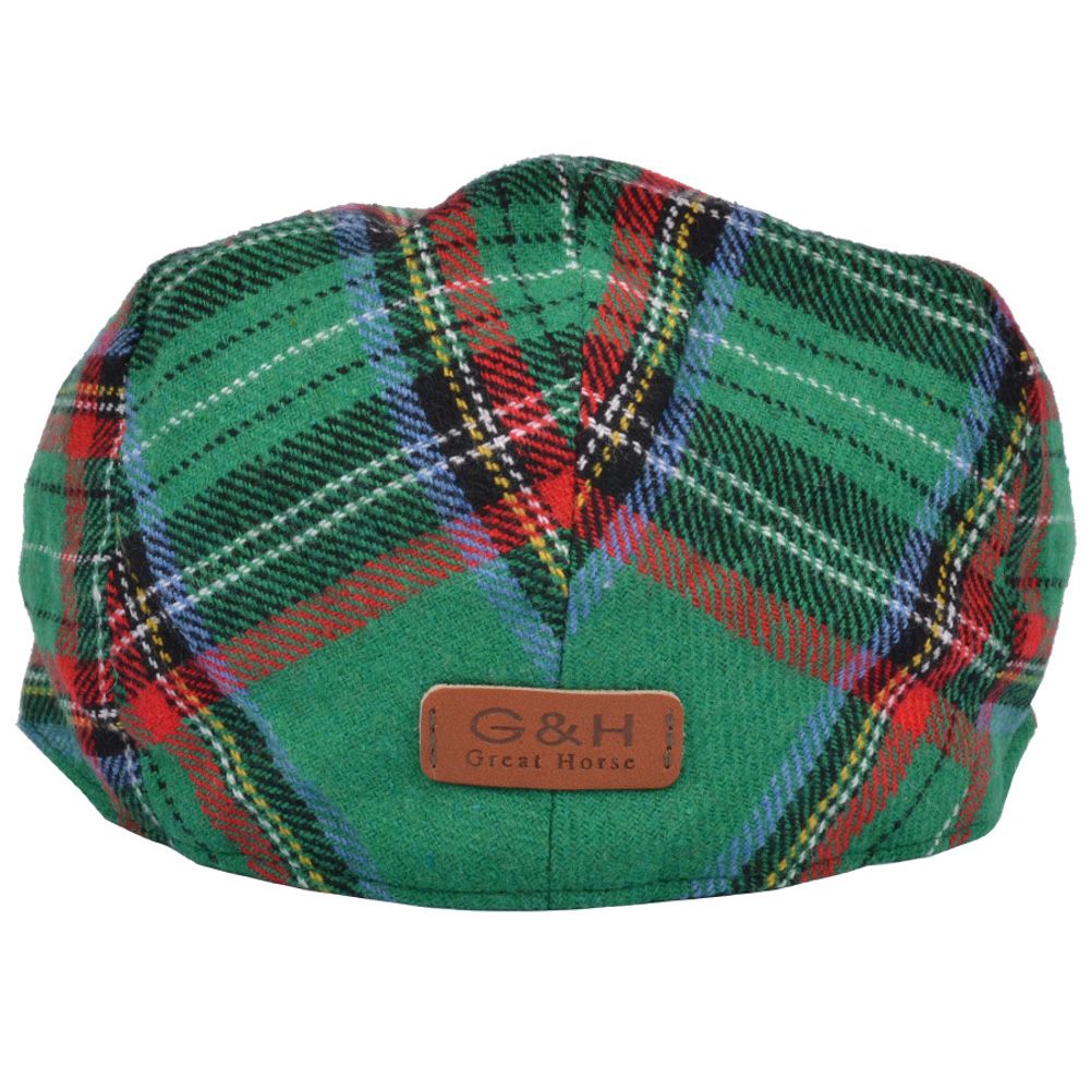 G&H Scottish Tartan Flat Cap