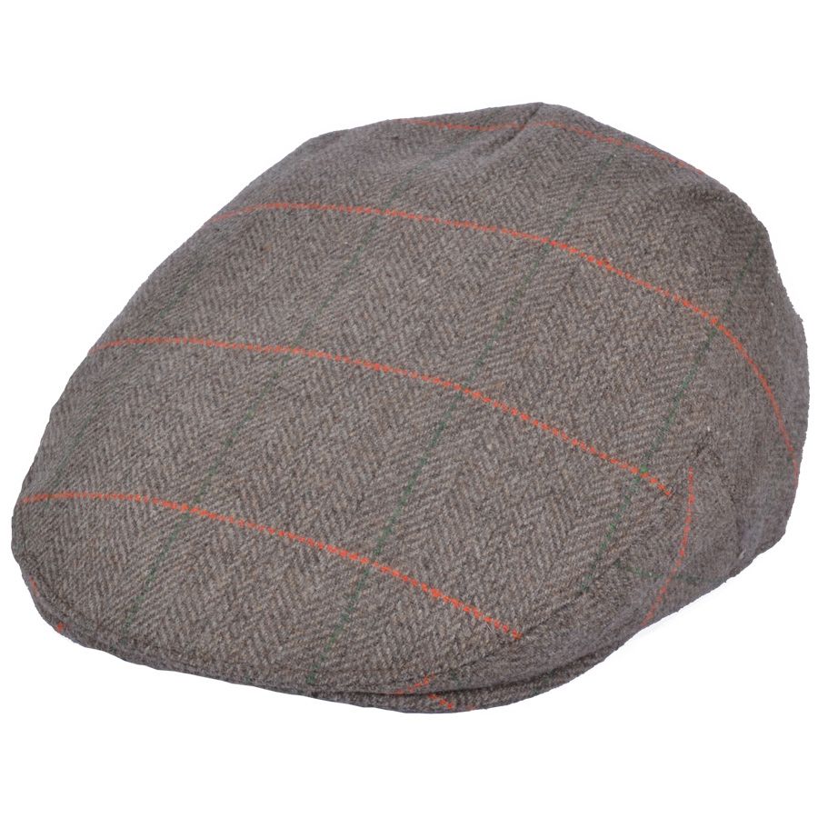 G&H Check Herringbone Flat Cap