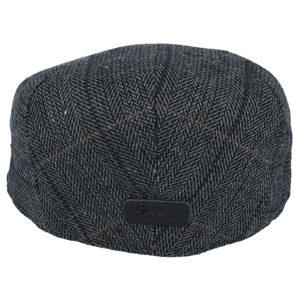 G&H Check Herringbone Flat Cap