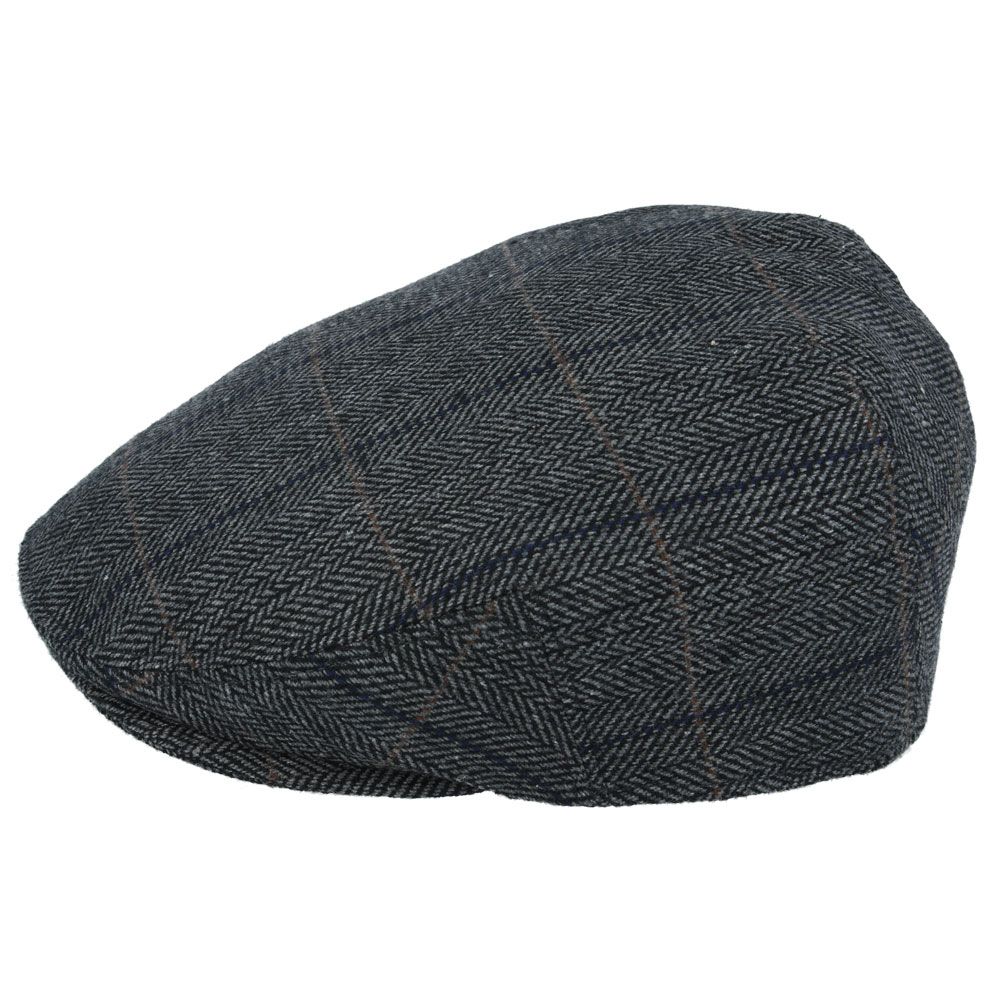 G&H Check Herringbone Flat Cap