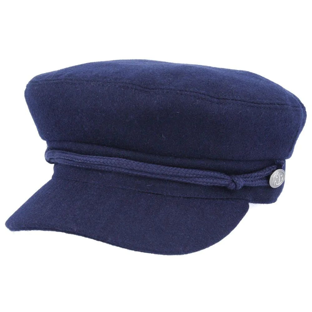 G&H Wool Felt Breton Fisherman Fiddler Cap