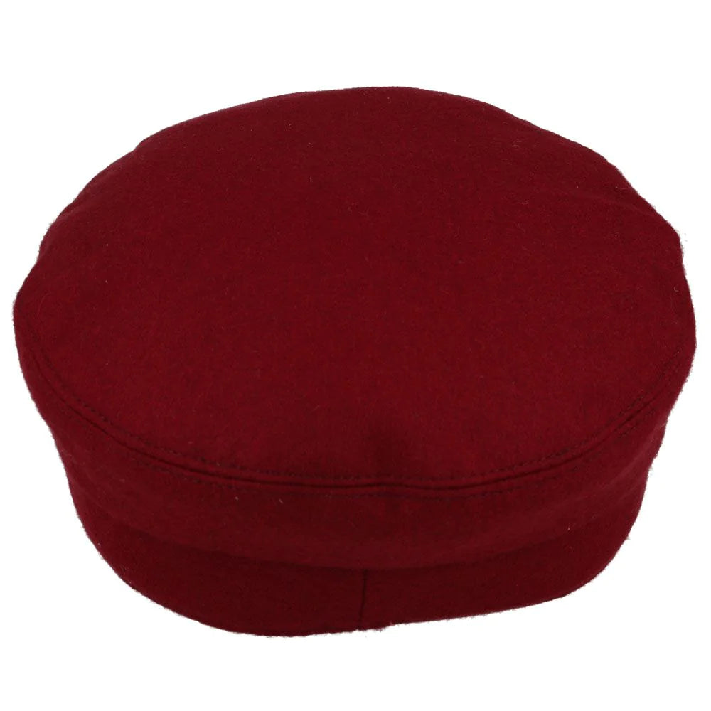 G&H Wool Felt Breton Fisherman Fiddler Cap