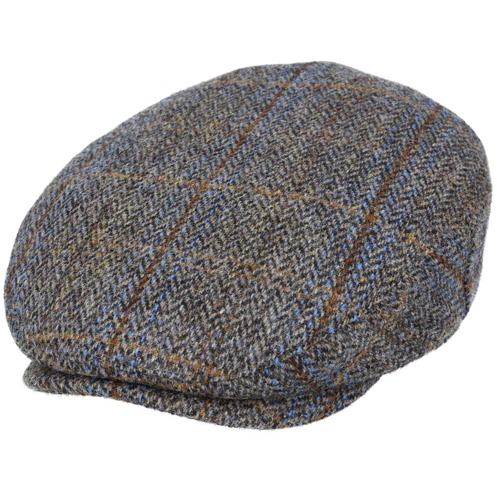 Gladwin Bond Harris Tweed Wool Flat Cap