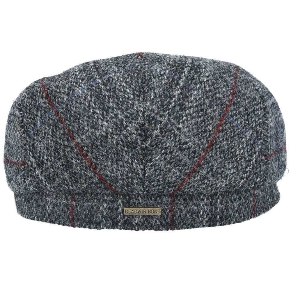 Gladwin Bond Harris Tweed Wool Flat Cap