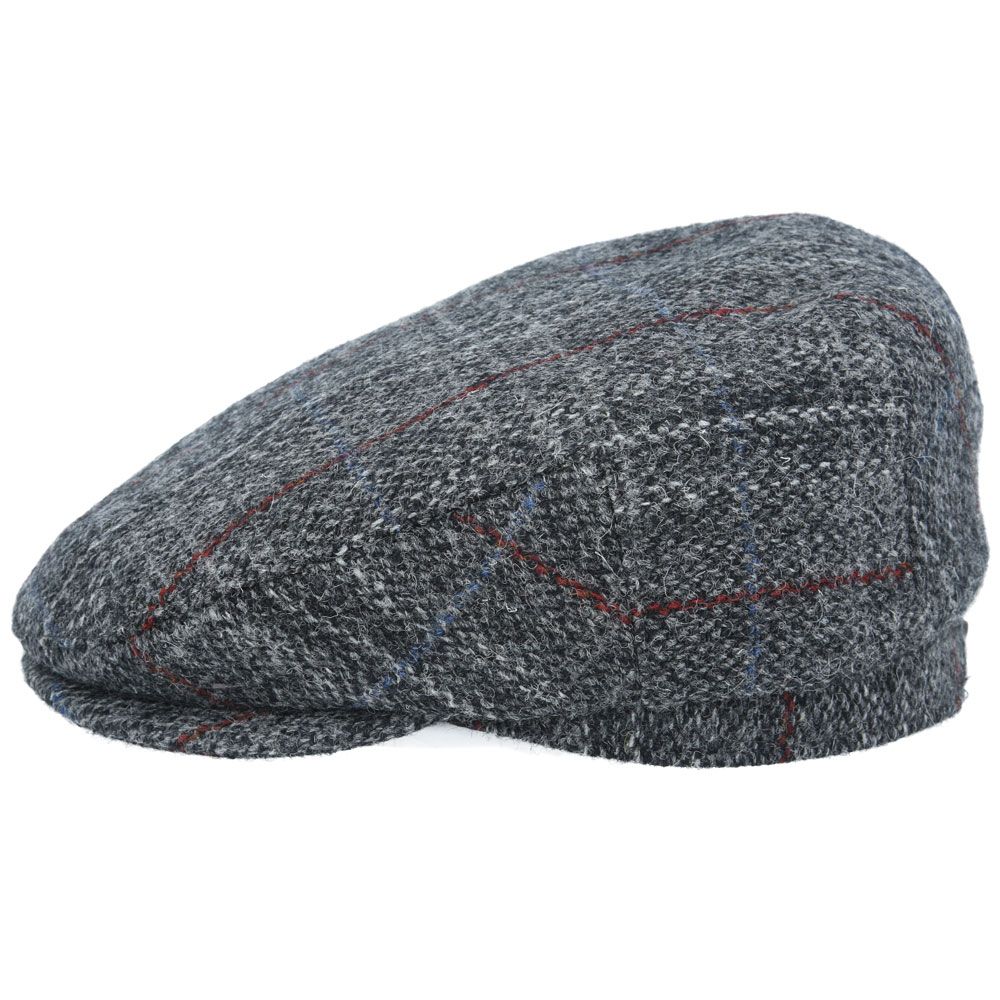 Gladwin Bond Harris Tweed Wool Flat Cap