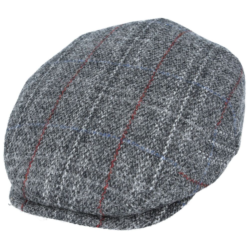 Gladwin Bond Harris Tweed Wool Flat Cap