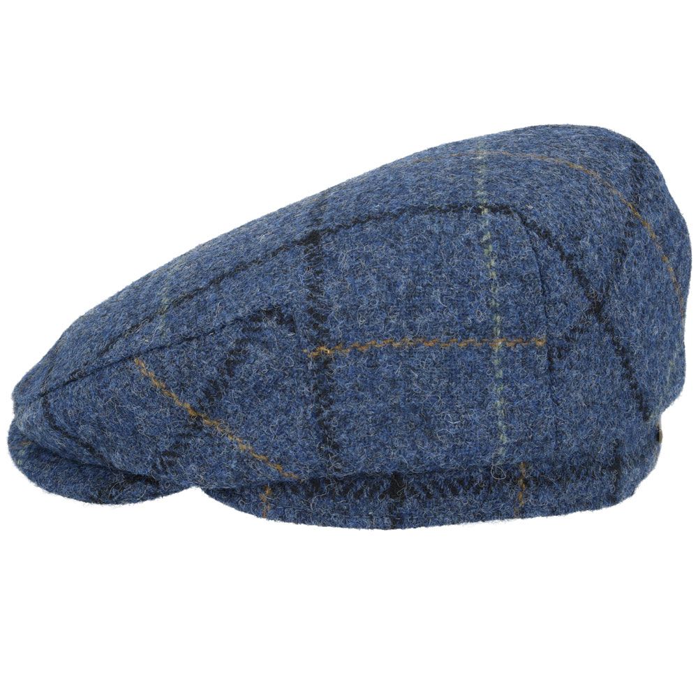 Gladwin Bond Harris Tweed Wool Flat Cap